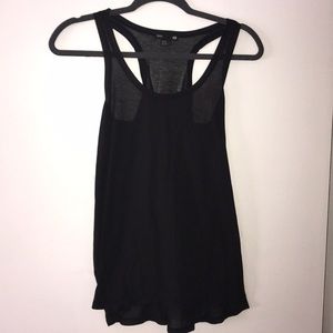 Black Basic Loose Tank